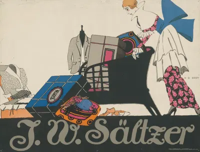 J.W. Sältzer (Berliner Bekleidungsfirma) by Ханс Руди Эрдв, 1913 — digital art print download