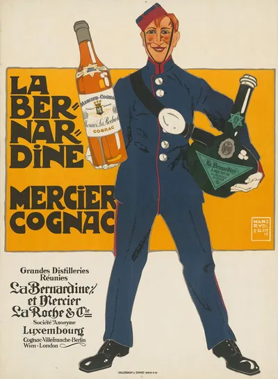 La Bernardine Mercier Cognac by Ханс Руди Эрдв, 1908 — digital art print download