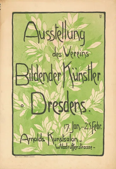 Ausstellung des Vereins Bildender Künstler Dresdens by Ханс Унгер, 1903 — digital art print download