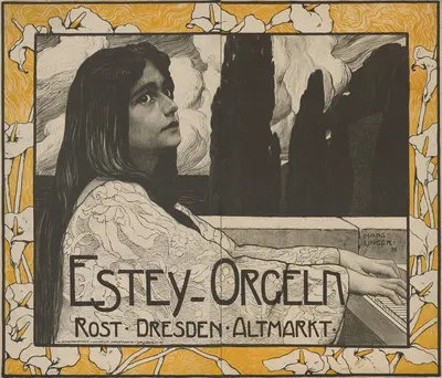 Estey-Orgeln by Ханс Унгер, 1896 — digital art print download