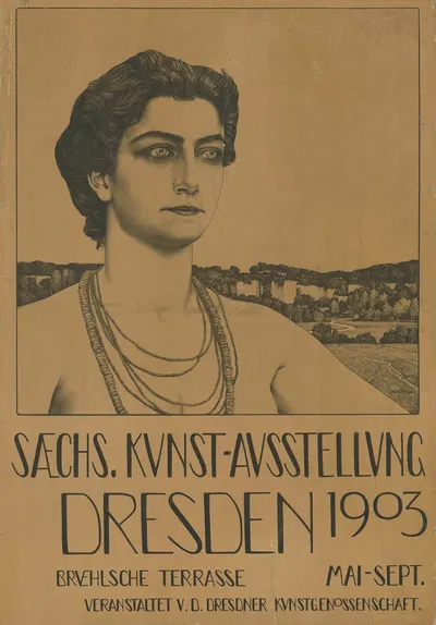 Saechs. Kunst-Ausstellung Dresden 1903 by Ханс Унгер, 1903 — digital art print download
