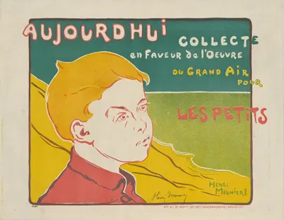 Collecte pour les petits by Henri Meunier, 1896 — digital art print download