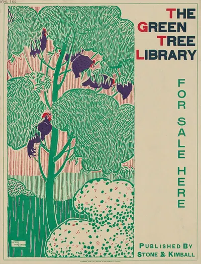 The Green Tree Library. Published by Stone & Kimball by Генри МаКартёр, 1895 — digital art print download