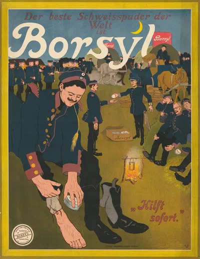 Der beste Schweißpuder der Welt – Borsyl by Hollerbaum & Schmidt — digital art print download
