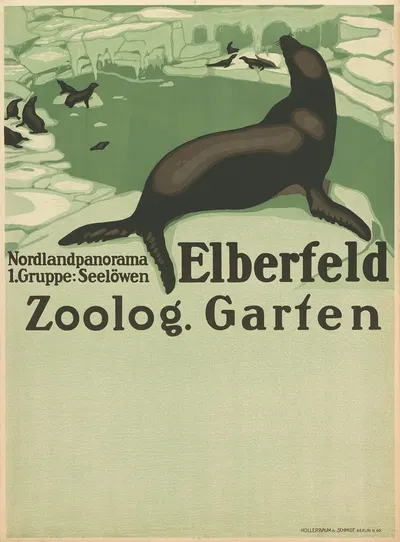 Elberfeld Zoologischer Garten by Hollerbaum & Schmidt, 1914 - 1914 — digital art print download