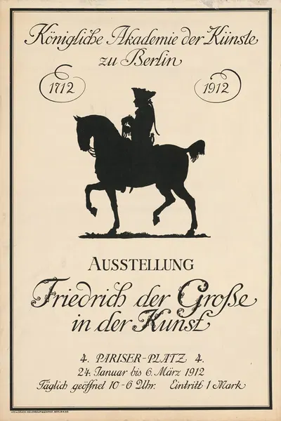 Friedrich der Große in der Kunst by Hollerbaum & Schmidt, 1912 — digital art print download