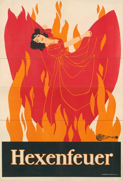 Hexenfeuer by Hollerbaum & Schmidt, 1912 — digital art print download