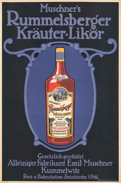 Muschner's Rummelsberger Kräuter-Likör by Hollerbaum & Schmidt — digital art print download