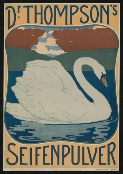 Dr. Thompsons Seifenpulver by Иоганн Винценц Цисзарз, 1898 — digital art print download