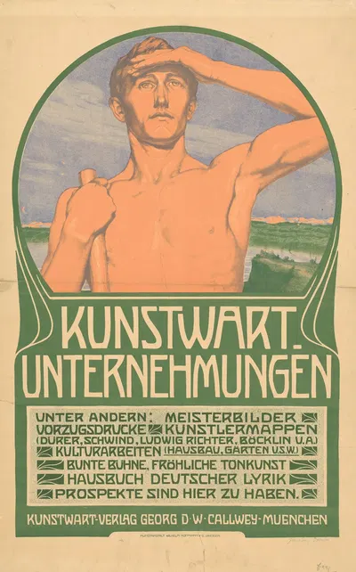 Kunstwart-Unternehmungen by Иоганн Винценц Цисзарз, 1902 — digital art print download