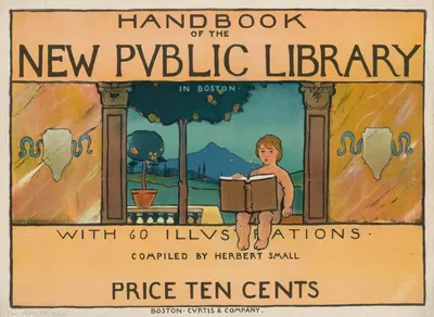 Handbook of the New Public Library in Boston by Иосиф Линдон Смит — digital art print download