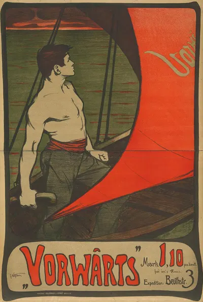 Vorwärts by Julie Wolfthorn, 1901 — digital art print download