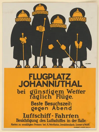 Flugplatz Johannisthal by Юлий Клингер, 1913 — digital art print download