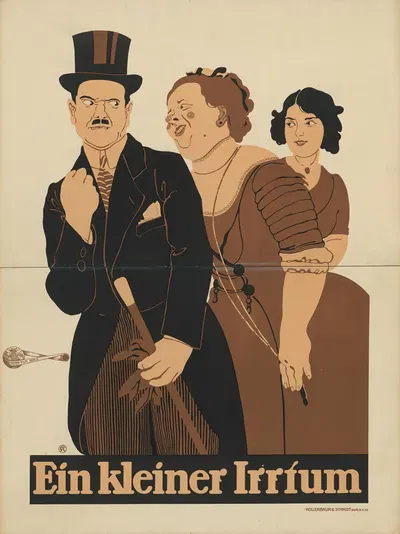 Ein kleiner Irrtum by Юлий Клингер, 1912 — digital art print download