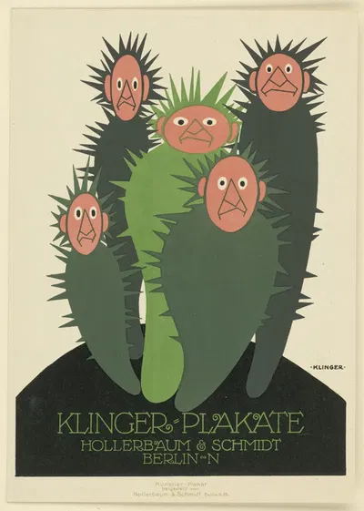 Klinger Plakate Hollerbaum und Schmidt by Юлий Клингер, 1911 — digital art print download