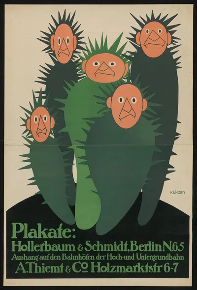Plakate Hollerbaum und Schmidt by Юлий Клингер, 1911 — digital art print download