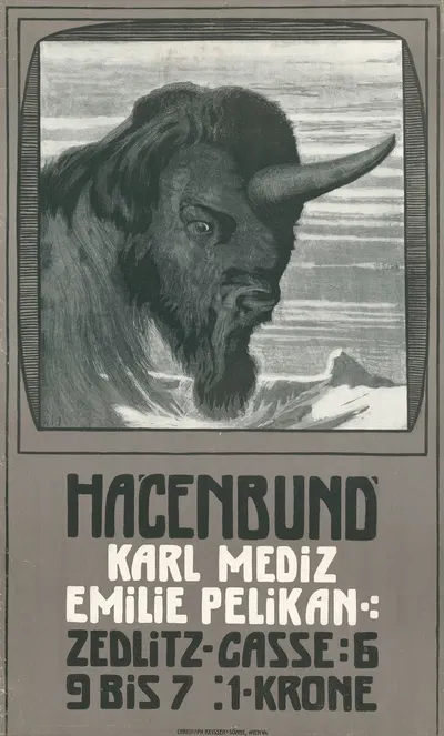 Hagenbund. Karl Mediz. Emilie Pelikan by Karl Mediz, 1902 — digital art print download
