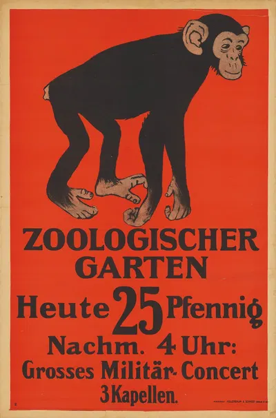 Zoologischer Garten, Großes Militär Konzert by Karl Schnebel, 1903 — digital art print download