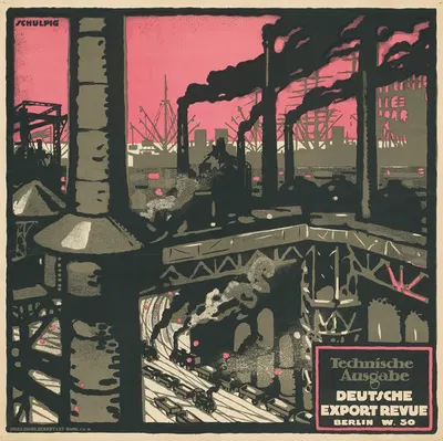 Technische Ausgabe. Deutsche Export-Revue by Karl Schulpig, 1900 - 1914 — digital art print download