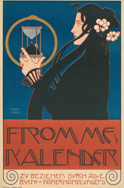 Frommes Kalender by Koloman Moser, 1899 — digital art print download