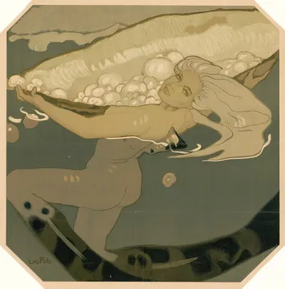 Moderne Galerie Theatinerstr. 7 – Arcopalais. November Eröffnungsausstellung by Leo Putz, 1909 — digital art print download