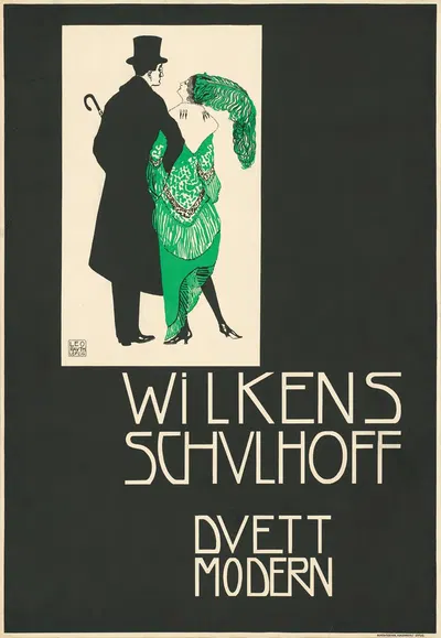 Wilkens und Schulhoff, Duett Modern by Leo Rauth, 1912 — digital art print download