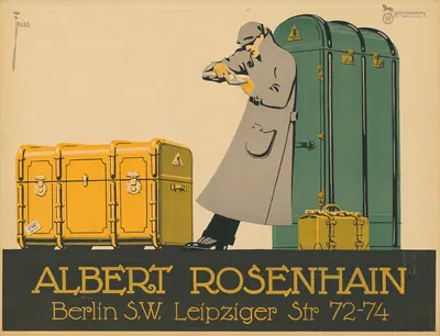 Albert Rosenhain. Berlin S.W. Leipziger Str 72-74 by Leonhard Friedrich Fries, 1913 — digital art print download