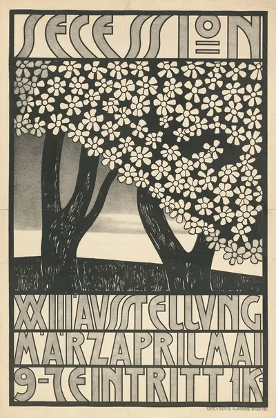 Secession XXIII' Ausstellung März April Mai by Леопольд Стольба, 1905 — digital art print download