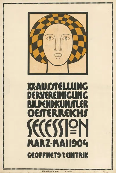 XX. Ausstellung der Vereinigung bildend. Künstler Oesterreichs Secession März-Mai 1904 by Леопольд Стольба, 1904 — digital…
