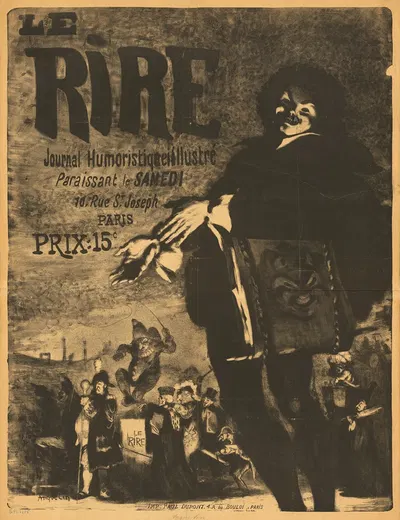 Le Rire. Journal Humoristique by Louis Anquetin, 1894 — digital art print download