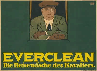 Everclean. Die Reisewäsche des Kavaliers by Louis Oppenheim, 1912 — digital art print download