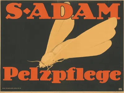 S. Adam Pelzpflege by Louis Oppenheim, 1910 — digital art print download