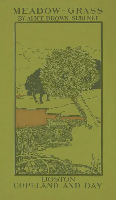 Meadow – Grass by Alice Brown by Louis Rhead, 1895 — digital art print download