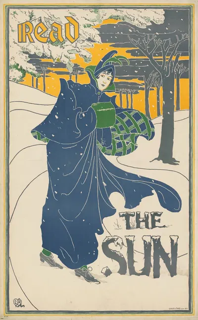 Read The Sun by Louis Rhead — digital art print download