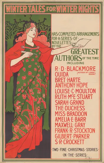 Winter Tales for Winter Nights. A Series of Novelettes by The Greatest Authors of Our Time by Louis Rhead, 1896 — digital…