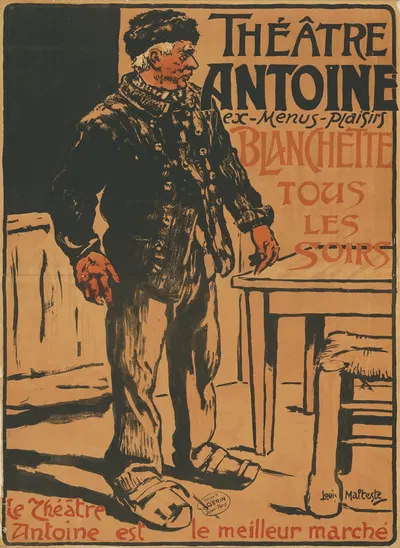 Théâtre Antoine by Louis-Jules Malteste, 1897 — digital art print download