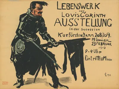 Lebenswerk von Lovis Corinth. Ausstellung in der Secession by Ловис Коринт, 1913 — digital art print download