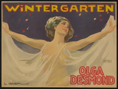 Olga Desmond by Luis Felipe Usabal y Hernández, 1910 — digital art print download
