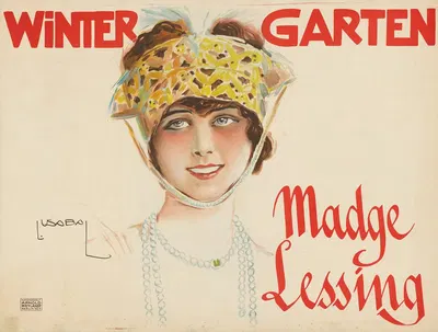 Wintergarten Madge Lessing by Luis Felipe Usabal y Hernández, 1912 — digital art print download