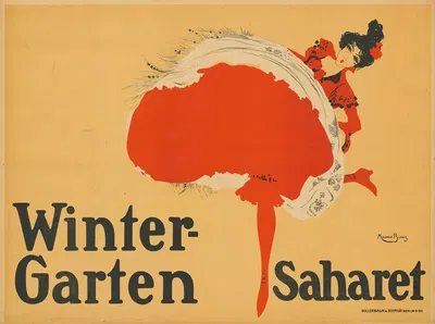 Saharet. Wintergarten by Maurice Biais, 1902 — digital art print download