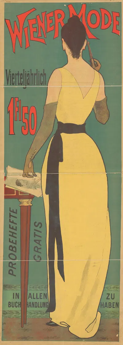 Wiener Mode by Морис Реалье-Дюма, 1893 — digital art print download