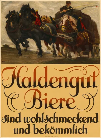 Haldengut Biere by Макс Фельдбауэр, 1904 — digital art print download