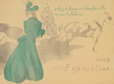 Chez le Bare de Boutteville. XIV Exposition by Максим ДеТомас, 1897 — digital art print download
