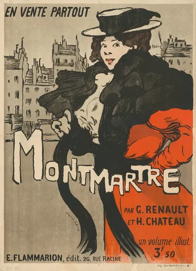 Montmartre. Par G. Renault et H. Chateau by Максим ДеТомас, 1897 — digital art print download