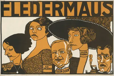 Fledermaus by Мориц Юнг, 1907 — digital art print download