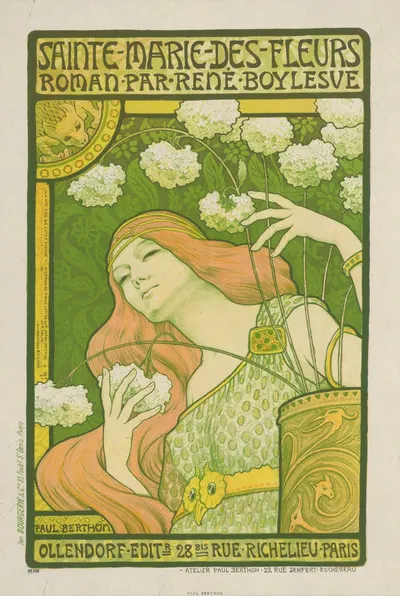 Sainte-Marie des Fleurs by Paul Berton, 1897 — digital art print download