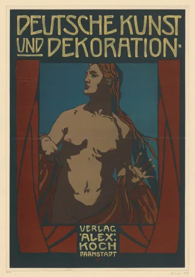 Deutsche Kunst und Dekoration by Поль Бюрк, 1903 — digital art print download