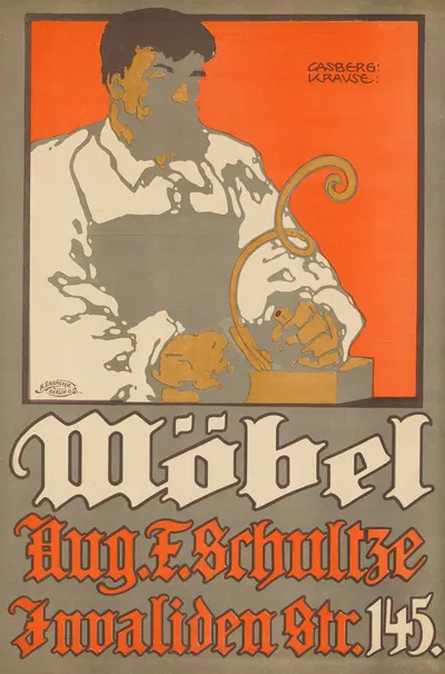 Möbel August F. Schultze by Paul Casberg-Krause — digital art print download