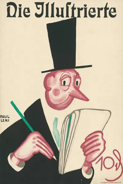 Die Illustrierte by Paul Leni, 1914 — digital art print download