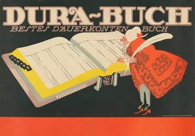 Dura-Buch. Dauerkonten-Buch by Paul Leni, 1900 - 1914 — digital art print download